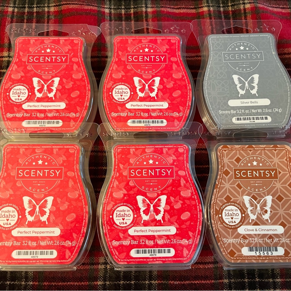 Lot of six Scentsy bars